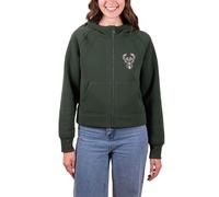 Ultra Game Felpa con cappuccio da donna ufficiale NBA standard super morbida crop top full zip