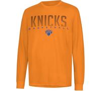 Ultra Game Long Sleeve Athletic Quick Dry T-Shirt, Maglietta a Maniche Lunghe da Uomo NBA Performance Poly Team Color, Arancione, L