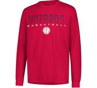 Ultra Game Maglietta a Maniche Lunghe Ufficiale NBA Super Soft Game Day da Uomo