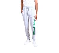 Ultra Game NBA Active Basic Soft Terry - Pantaloni da Jogging da Uomo, con Logo Team Grigio, Uomo, VSF5166M-BC-Large, Grigio mélange, L