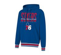 Ultra Game NBA - Felpa con Cappuccio da Uomo, a Righe, in Morbido Pile