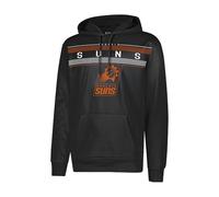 Ultra Game NBA Men's Fleece Hoodie Midtown Pullover Sweatshirt, Black, Medium
