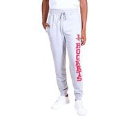 Ultra Game NBA Mens Jogger Pants Active Basic Soft Terry Sweatpants, Uomo, Pantaloni da Jogging Active Basic Soft Terry da Uomo, DSF5166M, Logo Gamba Sinistra, S