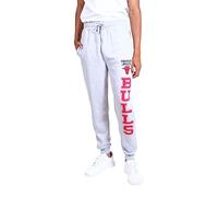 Ultra Game NBA Official Men’s Super Soft Game Day Jogger Sweatpants - Unisex, Chicago Bulls, Heather Gray, X-Large
