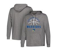 Ultra Game NBA Official Men’s Super Soft Lightweight Pullover Hoodie Sweatshirt - Unisex, Golden State Warriors, Heather Charcoal, Medium