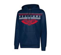 Ultra Game NBA Official Super Soft Midtown Hoodie Pullover Sweatshirt Felpa con Cappuccio da Uomo in Pile, Colore della Squadra, XL