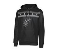 Ultra Game NBA Official Super Soft Midtown Hoodie Pullover Sweatshirt Felpa con Cappuccio da Uomo in Pile, Nero, M