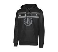 Ultra Game Poly Midtown NBA-Felpa con Cappuccio da Uomo in Pile, Nero, M