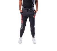 Ultra Game NBA Portland Trail Blazers Mens Jogger Pantaloni Active Overtime Fleece Pantaloni Tuta Heather Charcoal, XL