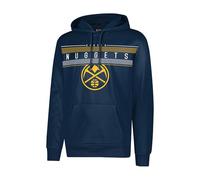 Ultra Game Poly Midtown NBA-Felpa da Uomo in Pile con Cappuccio, Blu, M