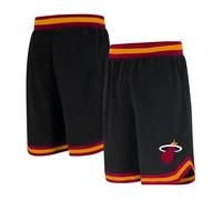 Ultra Game UNK NBA GSM3547F NBA Woven Team Logo Poly Mesh Basket Shorts Nero, M