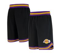 Ultra Game UNK NBA GSM3547F NBA Woven Team Logo Poly Mesh Basket Shorts Nero, M