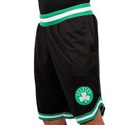 Ultra Game UNK NBA GSM3547F NBA Woven Team Logo Poly Mesh Basket Shorts Nero, S
