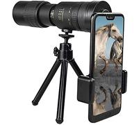 Ultra Hd, 4K 10-300X40mm Teleobiettivo Zoom Monoculare - Compatto Impermeabile con Adattatore per Smartphone Treppiede Adatto per Adulti Bird Watching Viaggi all'Aperto Vedere