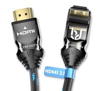 Ultra HDTV Cavo HDMI 2.1 270° 8K - 2 m, connettore angolato, 48 Gbps, 8K@60Hz, 4K@120Hz - protezione antipiega - guaina in nylon