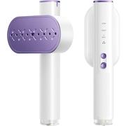 Ultra HyperPulse Series Vapore per vestiti, pannello grande, rimozione rughe 1s, 3 modalità di vapore da viaggio e ferro a doppia tensione, portatile portatile per la casa, viaggi in Europa e in tutto