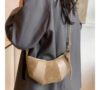 (Ultra-leggera mini) Borsa a forma di mezzaluna, borsa piccola alla moda, borsa a tracolla rossa vino, nuova a una spalla, borsa ascellare a fagottino, regalo di Natale, regalo per le donne, portafogl