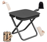 Ultra-Light Portable Folding Chair, Compact Pop Up Stool with Carry Bag, Small Handbag Stool for Camping, Travel, Hiking, Fishing, Picnic, Barbecue, Outdoor Activities, Space Saving Foldable Seat