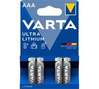 Varta Ultra Lithium Ministilo AAA - Blister 4 Batterie