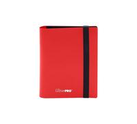 Ultra PRO - Eclipse 12 tasche Apple Red PRO-Binder per 480 carte di dimensioni standard, protegge carte da collezione, carte da gioco e carte sportive in custodie Ultra Pro Deck Protector