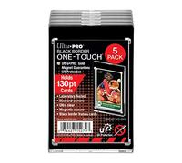 Ultra Pro 130PT Black Border UV ONE-Touch Magnetic Holder (5 Count Retail Pack)