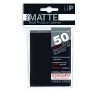 Ultra-PRO 15385 Bustine Standard PRO Matte, Nero, 50 Pezzi 1 confezione