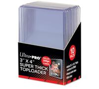 Ultra-Pro 159480 Gioco Toploader 3" X 4" Super Thick, 10 Pezzi, Colore Clear, 15286