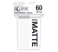 Ultra-Pro 174212 Bustine Small Eclipse Pro-Matte, Bianco, 60 Pezzi, Colore Arctic White, E-15636