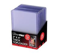 Ultra Pro - Toploader 194044 - 3 x 4 pollici 55Pt - 25 pezzi - Multicolore
