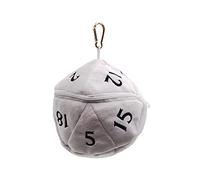 Ultra-Pro 195217 D20 Custodia Dadi Plush, Bianco, Multicolore, 15756