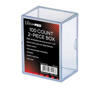 Ultra Pro 2-Piece 100 Count Clear Card Storage Box