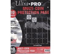 Ultra Pro 20-Pocket Platinum Page for Coins and Tokens 10 ct