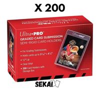 ULTRA PRO 200X GRADING TOPLOADER SEMI RIGID GRADED CARD SUBMISSION HOLDERS