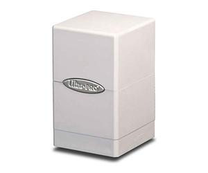 Ultra-Pro 49862 Porta Mazzo Satin Tower Arctic, Bianco