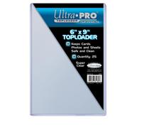 Ultra Pro 6" X 9" Toploader 25pz