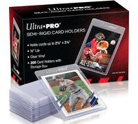Ultra-Pro 68347 Buste Semi-Rigide Con Aletta, 200 Pezzi