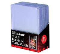 Ultra Pro Pacco Da 25 Top Loader Premium 3 " x4 " Protezione Carte Clear 811457
