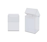 Ultra Pro 81454 Solid Deck Box Porta Mazzo, Bianco trasparente