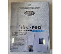 Ultra PRO 9-Pocket Argento Serie 100 Pagine per Standard Size Cartoline- (81442)