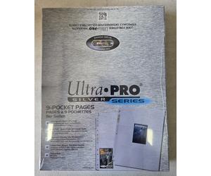Ultra PRO 9-Pocket Argento Serie 100 Pagine per Standard Size Cartoline- (81442)