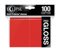 Ultra Pro E-15604 Eclipse Gloss Standard Sleeves (100 Pack) -Apple Red