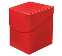 Ultra Pro Accessori per Carte, Eclipse PRO 100+ -Scatola per mazzi Unisex Adulto, Rosso Mela, Standard