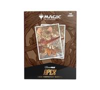 Ultra PRO - Bloomburrow 105ct APEX™ Deck Protector Maniche Mabel, erede di Cragflame for Magic: The Gathering, Opera d'arte esclusiva, Archival Safe, Easy Shuffle, Finitura lucida, Dimensioni standard