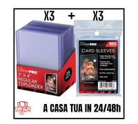 ultra pro bustine protetive e toploader proteggi carte pokemon yugioh one piece