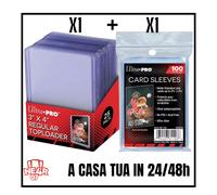 ultra pro bustine protetive e toploader proteggi carte pokemon yugioh one piece