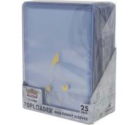 Ultra PRO - Confezione combinata Pikachu Toploader e Penny Sleeves per il gioco di carte collezionabili Pokémon (confezione da 25)