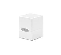 Ultra Pro - Contenitore satinato a cubo per carte collezionabili, colore: Bianco artico