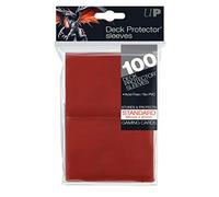 Ultra Pro - Custodia per carte Standart, 66 x 91 mm, colore: Rosso x 100