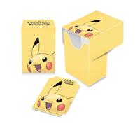 Ultra Pro - Deck Box edizione Pikachu 2025, conserva e protegge 75 carte Pokémon, doppia custodia e carte di dimensioni standard, coperchio autobloccante, divisore per mazzi