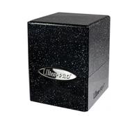 ULTRA PRO Deck Box - Satin Cube - Glitter Black Accessori Carte